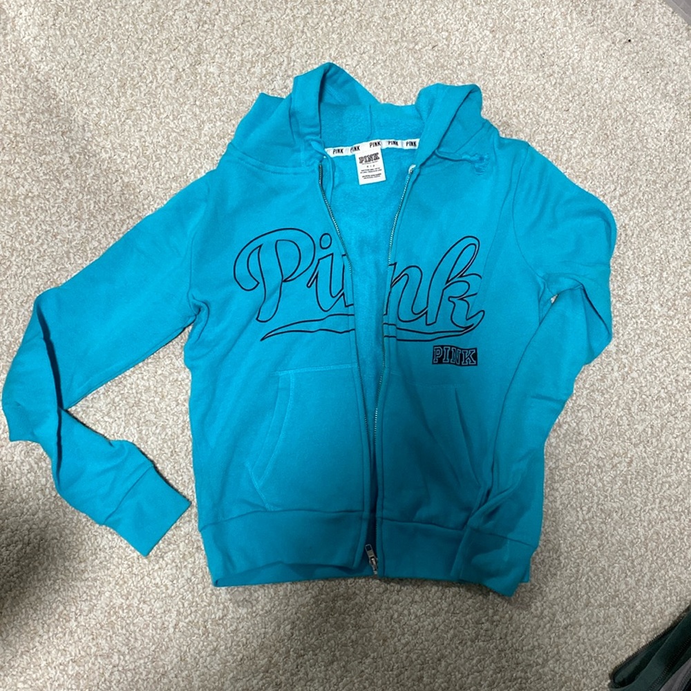 VS pink logo hoodie